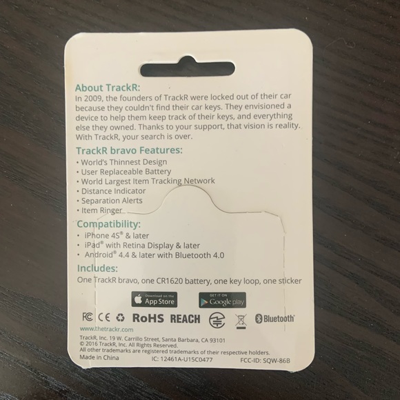 New -Track R finder . Find lost items like keys, AirPods,  wallet . - Picture 2 of 2